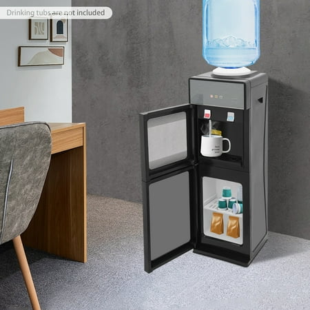 Miumaeov 5Gal Top Loading Hot & Cold Water Dispenser Freestanding Water Drinking Machine