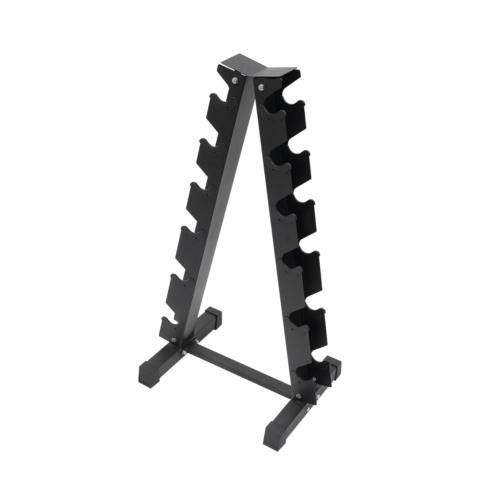 Miumaeov 6-Tier Dumbbell Weight Rack,A-Frame Design,Home Gym Storage Racks,Strength Training Dumbbell Rack Stand Only,40" H,660 lbs Capacity