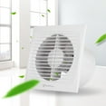 thumbnail image 1 of Miumaeov 6" Ventilation Fan Air Vent Exhaust Fan Wall Mounted Fan Blower Ceiling Square Fan Silent for Household Toilet Bathroom Bedroom Office Windows Fan 22W 7-Blade Waterproof with Check Valve, 1 of 13