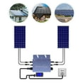 thumbnail image 1 of Miumaeov 600W Solar Grid Tie Micro Inverter Waterproof IP65 DC54V PV Input AC110V Output for Solar Panel (Blue), 1 of 12