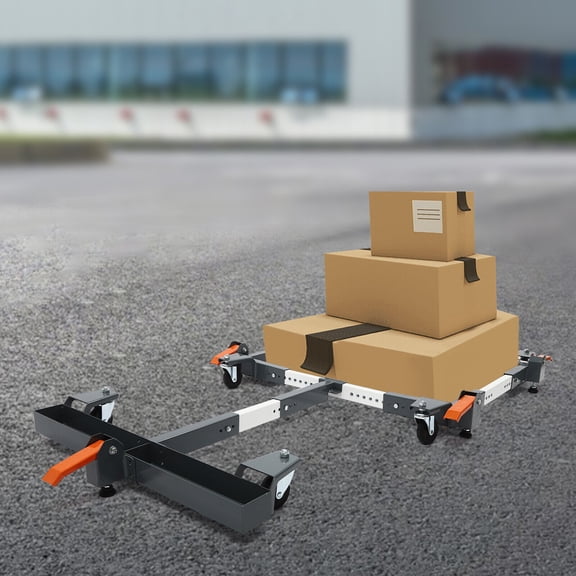 Miumaeov 600lbs Adjustable Mobile Base&T Extension Combo Heavy Duty Mobile Base w/ Wheels