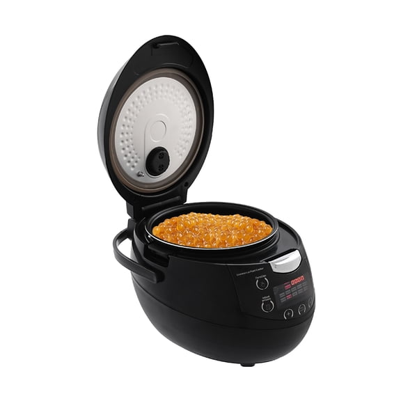 Miumaeov 6L 900W Commercial Pearl Cooker Boba Pearl Making Machine Pearl Sago Making Pot for Milk Tea