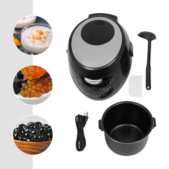 Miumaeov 6L 900W Commercial Pearl Cooker Boba Pearl Making Machine Pearl Sago Making Pot for Milk Tea