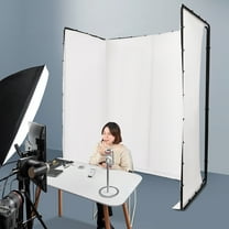 7.87ft x 13.12ft Large Black Screen Backdrop with Stand,Portable Photo ...