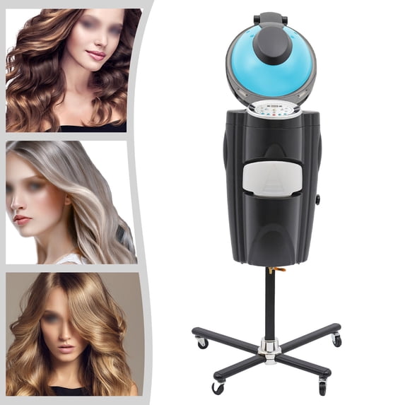 Miumaeov 700W Multi-function Standing Hair Steaming Machine Hairdress Salon Hair Steamer