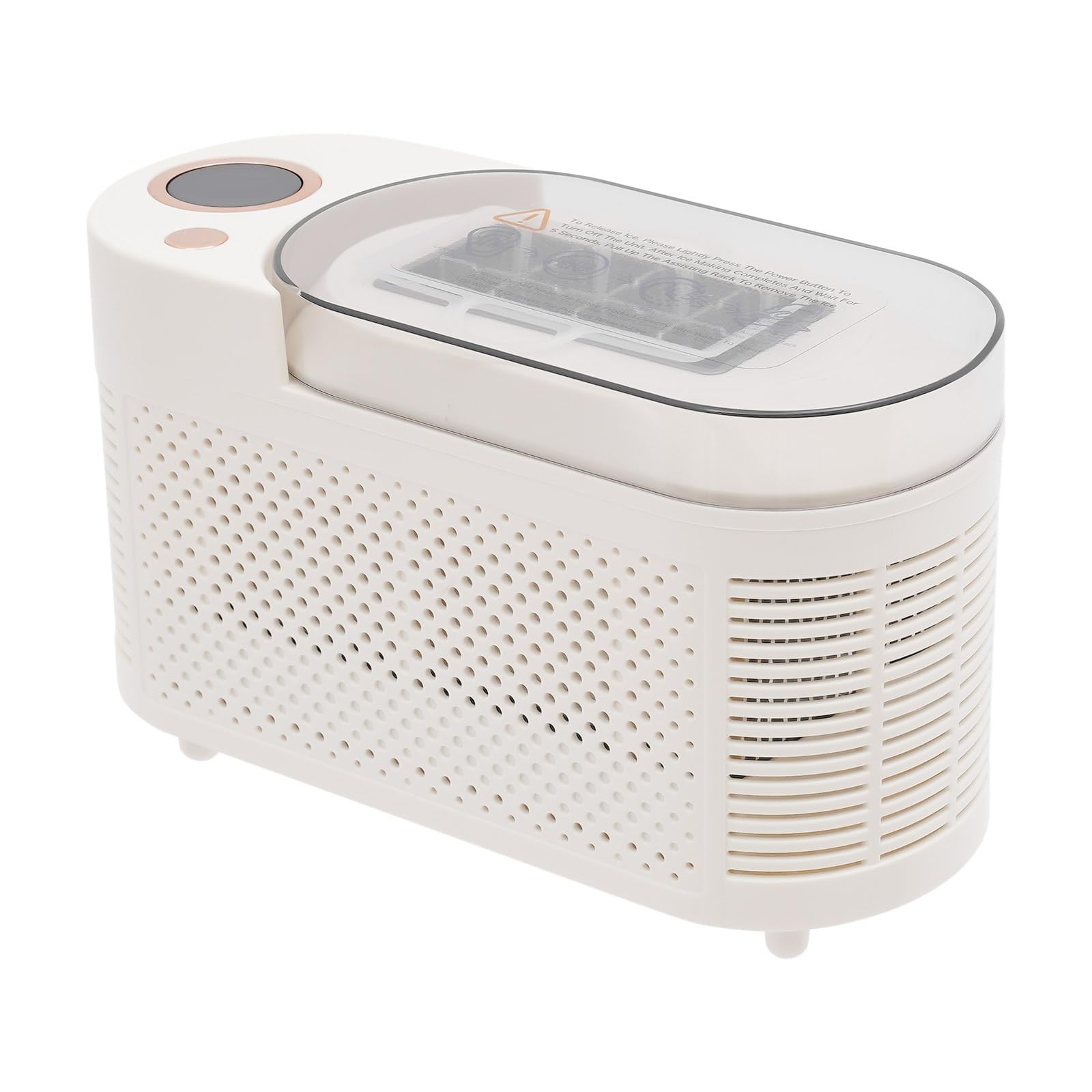 Miumaeov 8 Cubes Countertop Ice Maker Mini Compact Ice Making Machine For Car/Travel Ice Maker