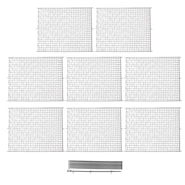 UNHO 32" Metal Garden Fence Border – 5-Panel DIY Animal Barrier, Rust-Resistant, Black – 31.5"H