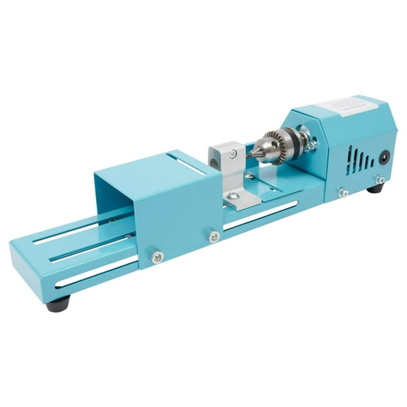 Miumaeov 96W Mini Lathe Machine Wood Lathe Milling Machine for Table Portable Mini Wood Lathe 7 Speed Adjustable