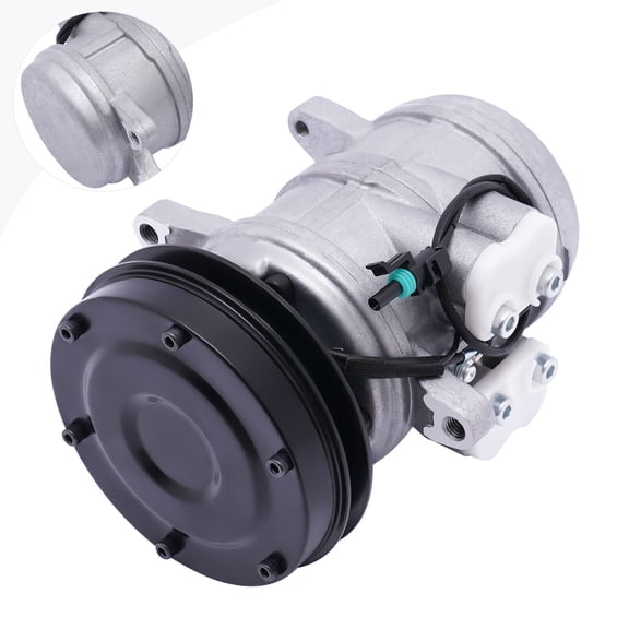 Miumaeov AC A/C Compressor with Clutch For John Deere Tractor LoaderRE10972/ RE12513