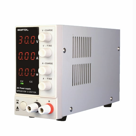 Miumaeov Adjustable DC Power Supply (0-30 V 0-5 A), NPS3010W 110V Input Precision Lab Bench DC Digital Power
