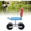 thumbnail image 1 of Miumaeov Adjustable Rolling Garden Stool, Modern Style, 7.9" Backrest Height, 360° Rotation, 1 of 7