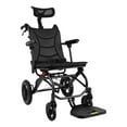 thumbnail image 1 of Miumaeov Lightweight Reclining Travel Wheelchair, Folding All Terrain Reclining Transport Wheelchair for Adults and Seniors, 1 of 18