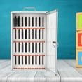 thumbnail image 1 of Miumaeov Aluminum Alloy Cell Phones Storage Cabinet for Cell Phones, Wall-Mounted with a Locked, Can be Carried by Hand (36 Slots), 1 of 10