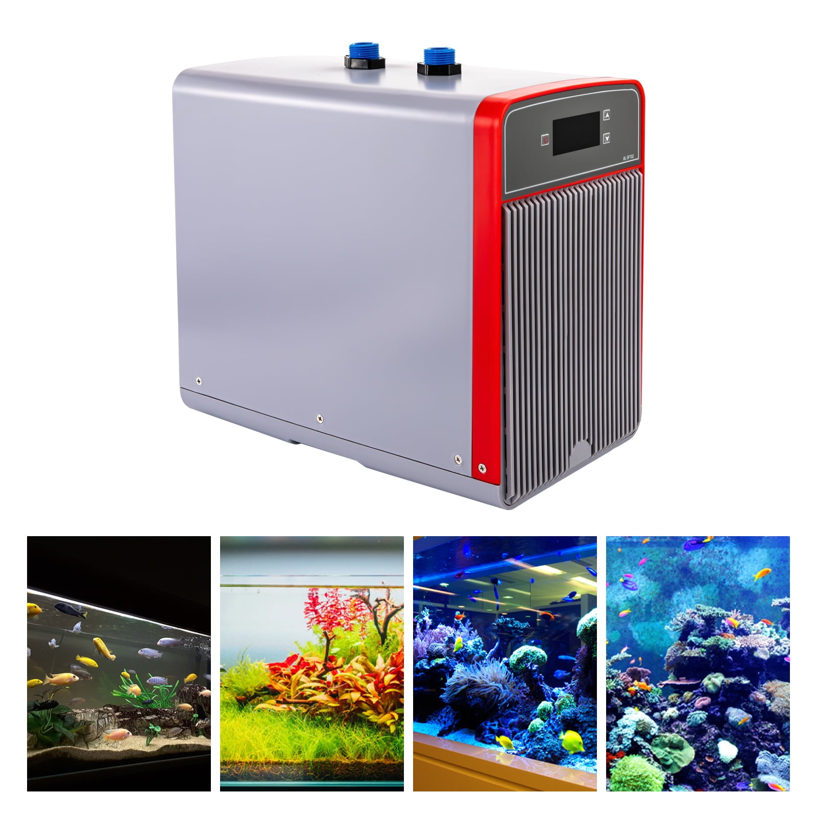 Miumaeov Aquarium Chiller 42gal Water Chiller for Hydroponics System for Fish Tank Coral Reef