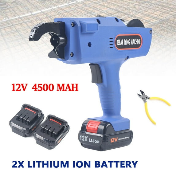 Miumaeov Automatic Rebar Tier Tying Machine Electric Steel Rebar Strapping Tying Gun Tool