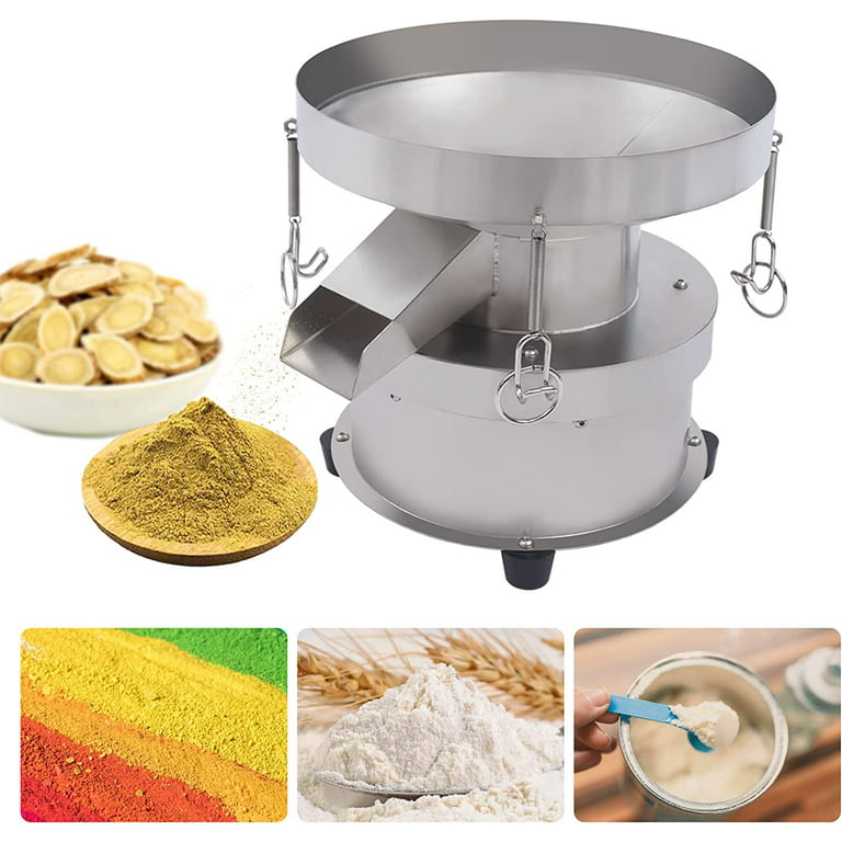 Electric Sieve Vibrating Sieve Powder Shaker Vibrating Flour Sifter  Machine/Mesh