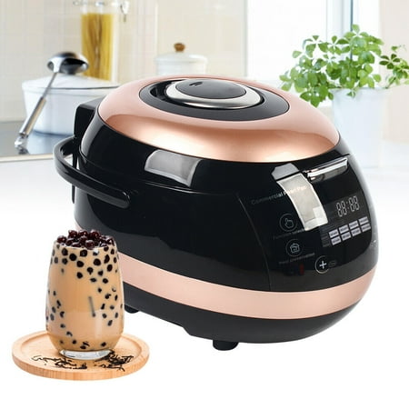 Miumaeov Automatic Tapioca Pearl Ball Boiling Cooker 5L Commercial Pearl Pot Milk Tea Boba Tapioca Pearl Maker Touch Screen Control
