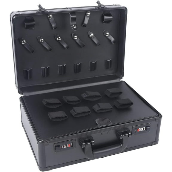 Miumaeov Barber Carrying Case, Large Barber Beauty Salon Tool Kits Storage Travel Carry Case Hairdresser for Hair Stylist Pet Groomer Beauty Salon Makeup Artist