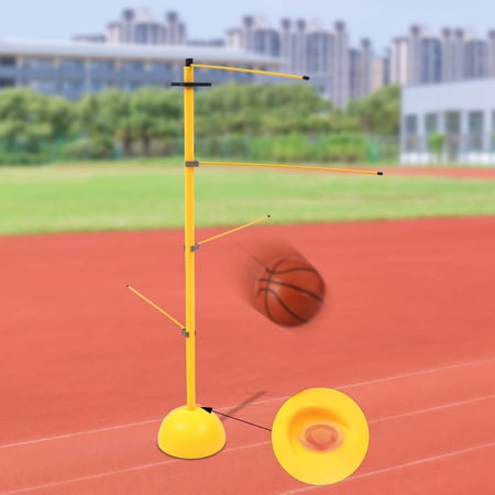 Miumaeov Basketball Training Equipment Agile Response Ball Control Lever Height Adjustable Ball Control Training Lever for Child Adults