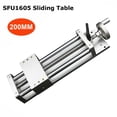 thumbnail image 1 of Miumaeov CNC Linear Slide Guide Ball Screw Manual SFU 1605 Ballscrew XYZ CNC Sliding Table Linear Load 200KG, 1 of 12