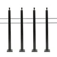 thumbnail image 1 of Miumaeov Cable Railing Post 36"x2"x2" Adjustable Top Level drilled Post Level Line Post Top Mount Stainless Steel Black Finish Wood Concrete Level Deck (4Pc), 1 of 15