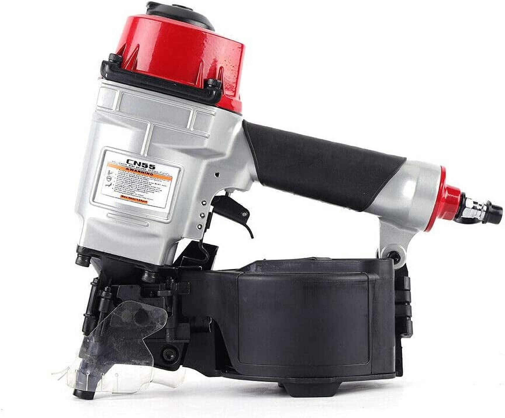 Miumaeov Coil Nailer Pneumatic CN55 Air Nail Gun Suit for Wooden Furniture Fences Plywood