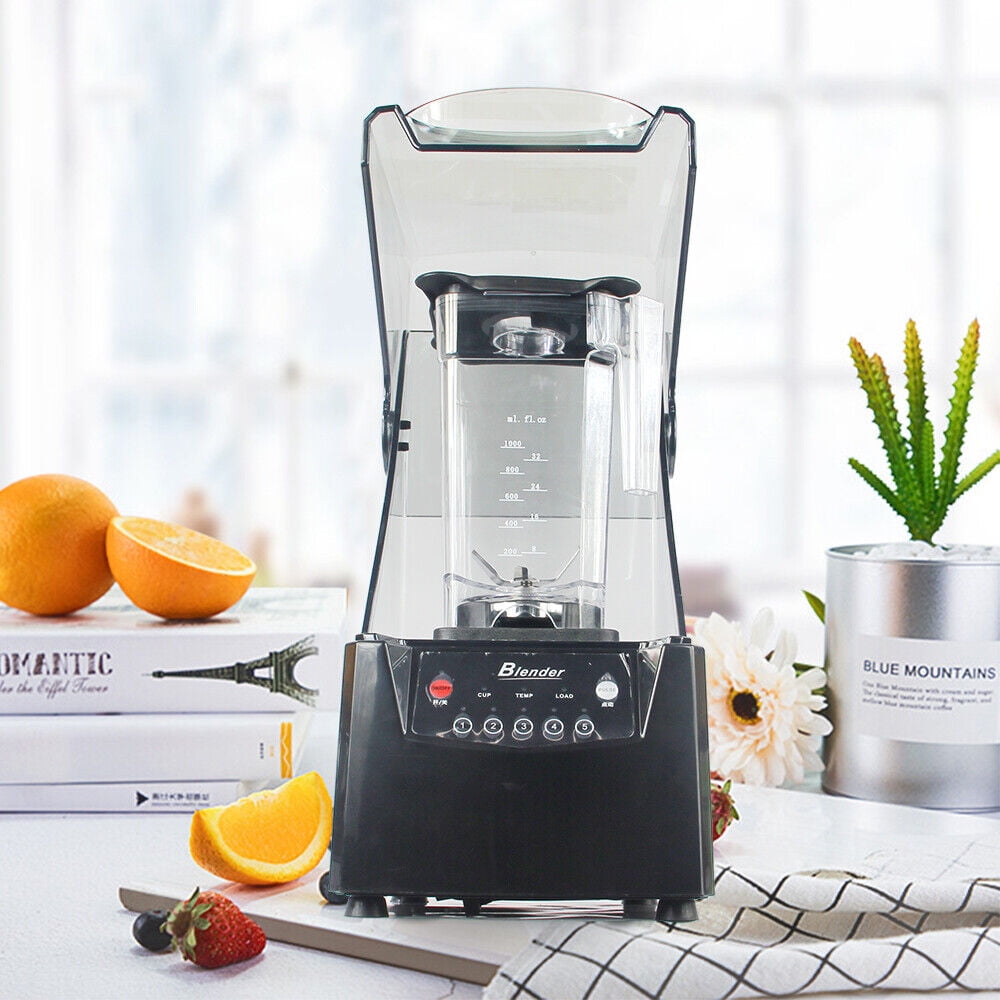 Miumaeov Commercial Blender, 110V, Professional Touch, Quiet Sound ...