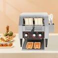 thumbnail image 1 of Miumaeov Commercial Conveyor Toaster 300 Slices/Hour Stainless Steel Industrial Toasters Conveyor Belt Toasters with Bread Clip for Restaurant Bakery, 1 of 12