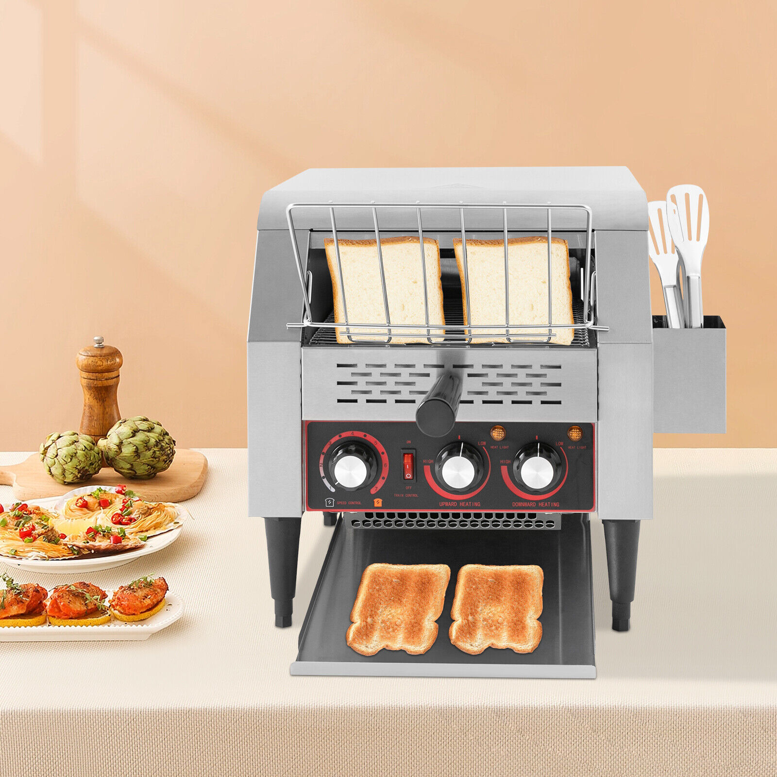 Conveyor belt toaster best sale