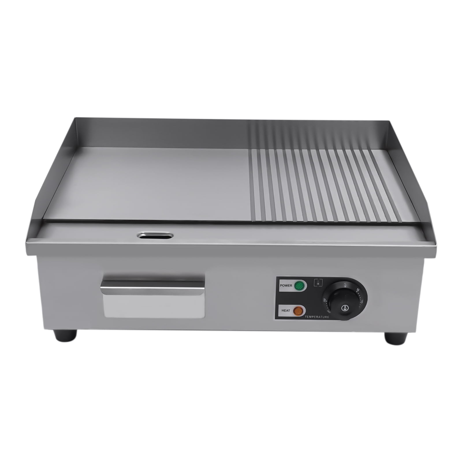Miumaeov Commercial Griddle Electric Flat Top Grill, 110V Electric Flat