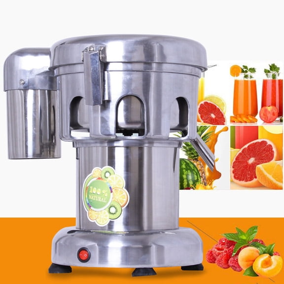 Miumaeov Commercial Juice Extractor 110V 370W Heavy Duty Electric Juicer Machine Stainless Steel Orange Juicer Extractor 2800r / min Juice & Residue Separated