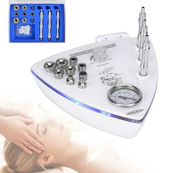 Miumaeov Diamond Microdermabrasion Exfoliating Massage Facial Peel 3 in 1 Spray Moisturizing Beauty Machine Blackhead Removal Skin Care