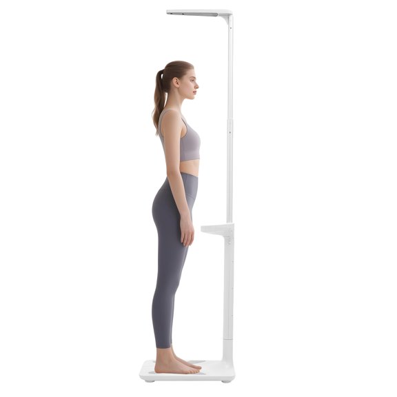 Miumaeov Digital Medical Scale, Ultrasonic Height Body Fat Analyzer, Professional Height and Weight Physician Scale, Calculates BMI, Weight Capacity6.61-440.92lbs