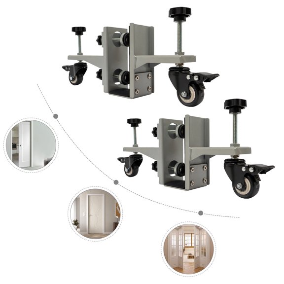 Miumaeov Door Installation Tool Door Board Dolly Door Hanging Jig Kits for Doors 1 to 2.5 Inches Thick