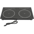 thumbnail image 1 of Miumaeov Double Induction Cooktop 2 Burner Independent Controls Cooker 110V Horizontal Electric Stove with Touch Sensor Child Safety Lock, 1 of 13