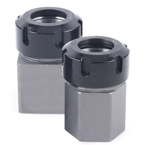 Miumaeov ER32 Hex & Square Collet Block Spring Chuck Holder for CNC Lathe Engraving Milling Machine