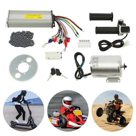 Miumaeov Electric Bicycle Brushless Geared Motor Engine E-bike Scooter Conversion Kit 48V 2000W