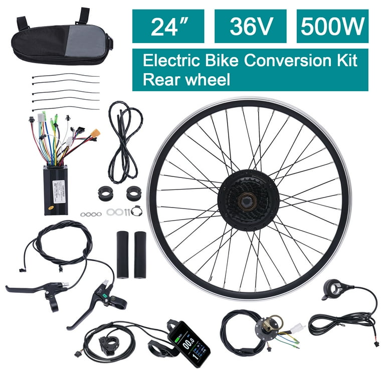 Miumaeov Electric Bicycle Motor Kit 36V 500W Front/Rear Wheel E