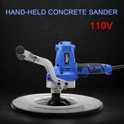 Miumaeov Electric Concrete Cement Mortar Trowel Low Noise 4 Speed Adjustable Concrete Trowel Two-handle Electric Plaster Mortar Cement Putty Trowe