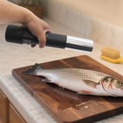 Miumaeov Electric Fish Scaler Remover 120W Automatic Electric Fish Skin Clean Brush Scraper Scaler Clean Rechargeable Battery for Fish Market Restaurants Home Use