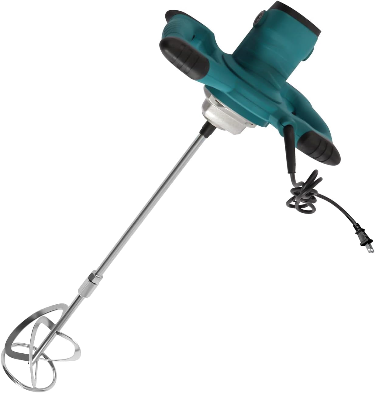 Miumaeov Electric Handheld Cement Mixer 2100W 110V Portable Concrete Mixer with 6 Adjustable Speed for Mixing Mortar Plaster