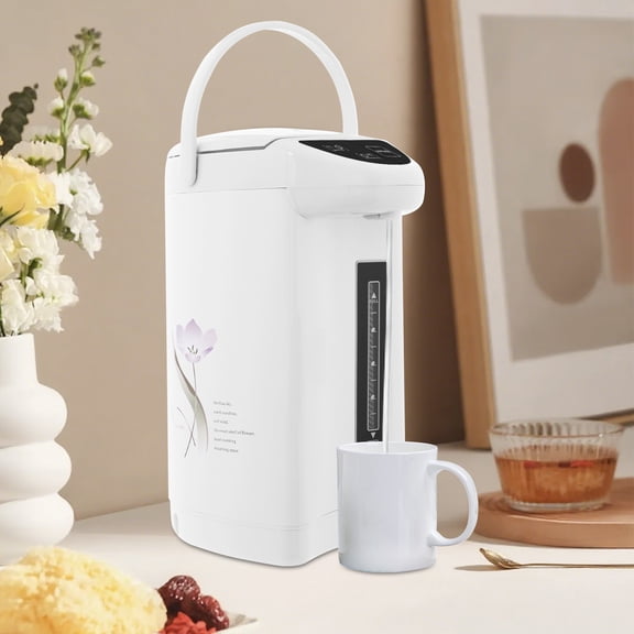 Miumaeov Electric Kettle 4L(135oz) 304 Stainless Steel Electric Tea Coffee Kettle, Boiler & Warmer Removable Water Tank 3 Water Dispensing Modes
