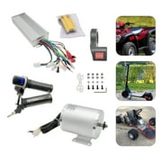 Miumaeov Electric Scooter Motor 48V 2000W Mid Drive Motor DC Brushless Controller 43A with LCD Throttle Grip 3-speed Switch for Go Kart ATV Electric Biccle Conversion Kit 48V 2000W motor kit