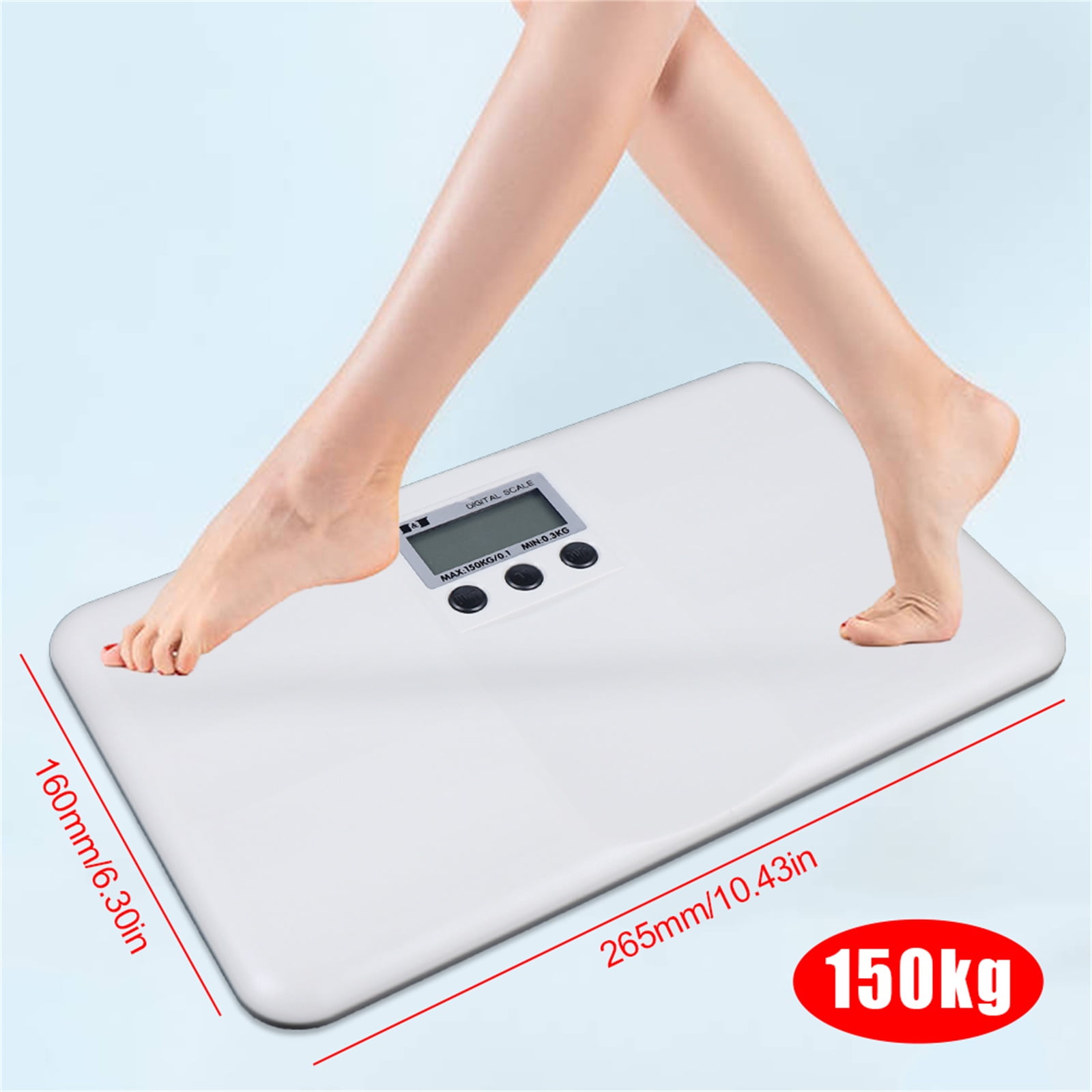 150kg Digital Electronic Scale Weight LCD Body Scale Pet Dog Cat Weighing  Scale