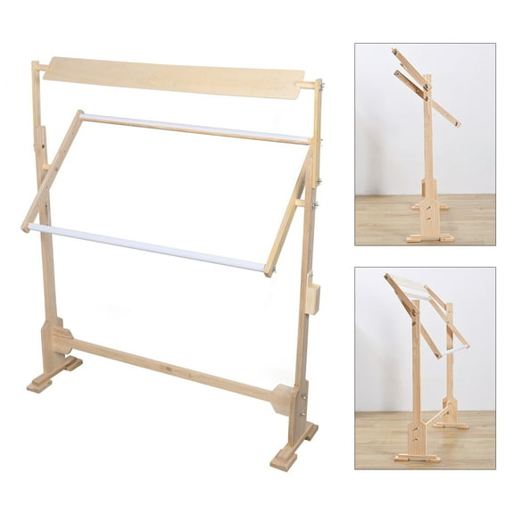 Miumaeov Embroidery Frame Rack Hoop Cross Stitch Sewing Needlework Frame Rack Adjustable