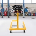thumbnail image 1 of Miumaeov Engine Stand Universal Carbon Steel Rotating Engine Stand with 360 Degree Mount Assembly with Tray 1250 lbs Capacity Yellow, 1 of 12