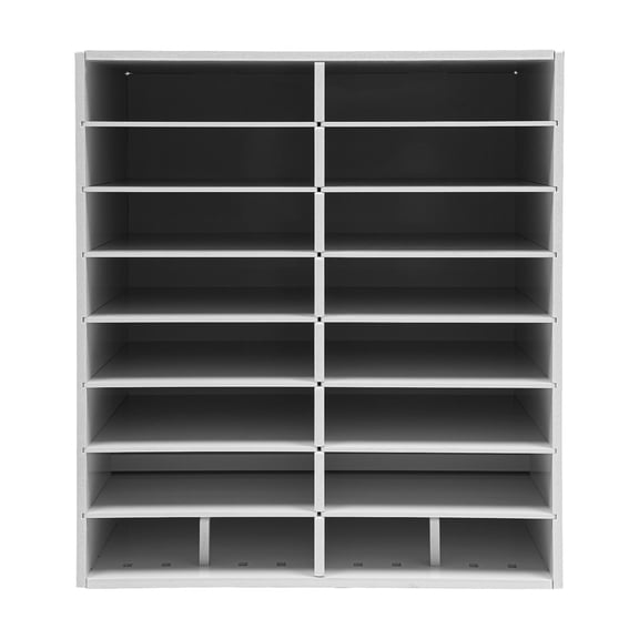 Miumaeov File Organizer, File Organizer, File Storage Holder,Open Design Paper Storage Mailbox for Office School Classroom 16-slot