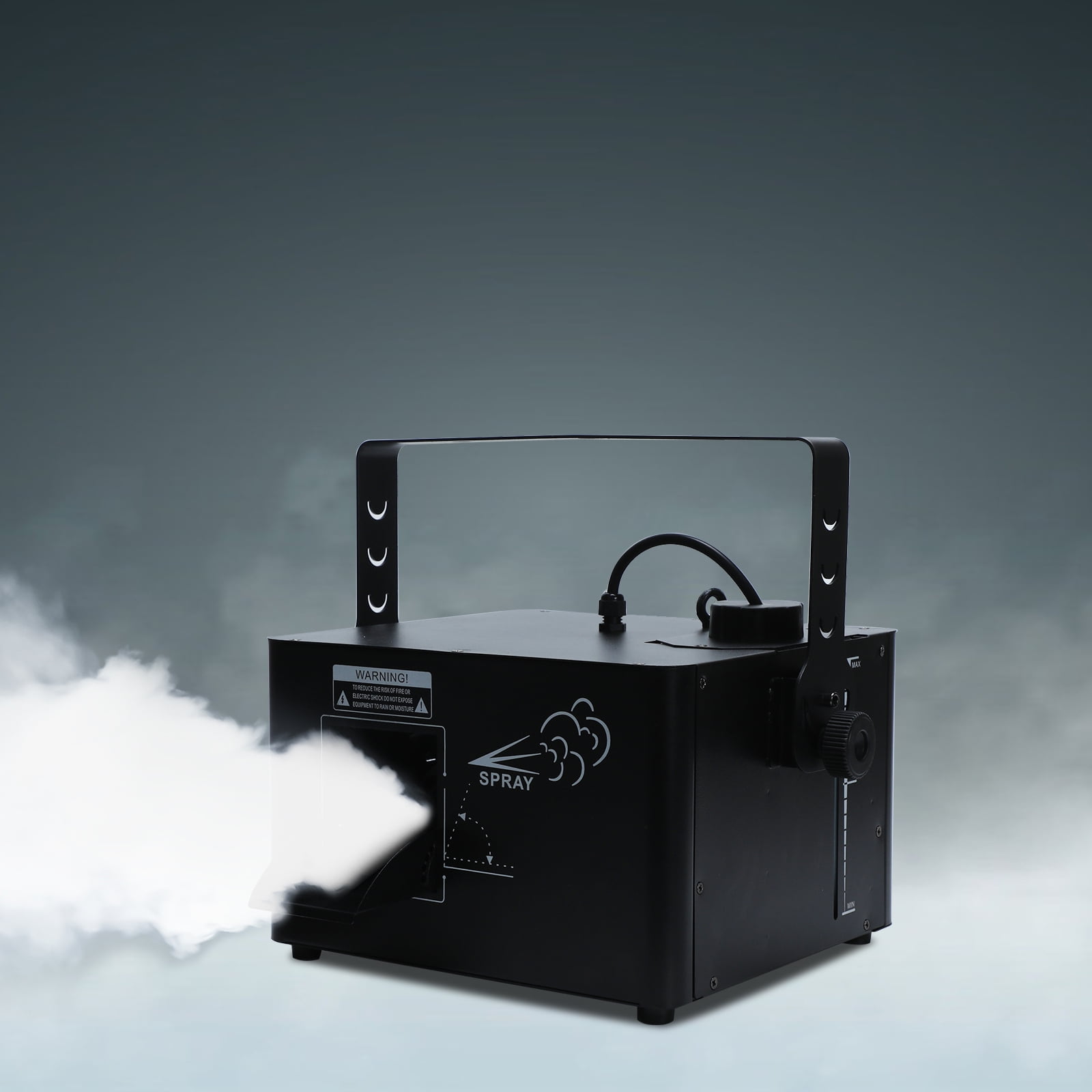 Miumaeov Fog Machine 1500W Smoke Machine DMX Low Profile Hazer Smoke Stage Fog Machine Theater Stage Effect Smoke Machine with Remote Control for Halloween Wedding Party DJ and Stage