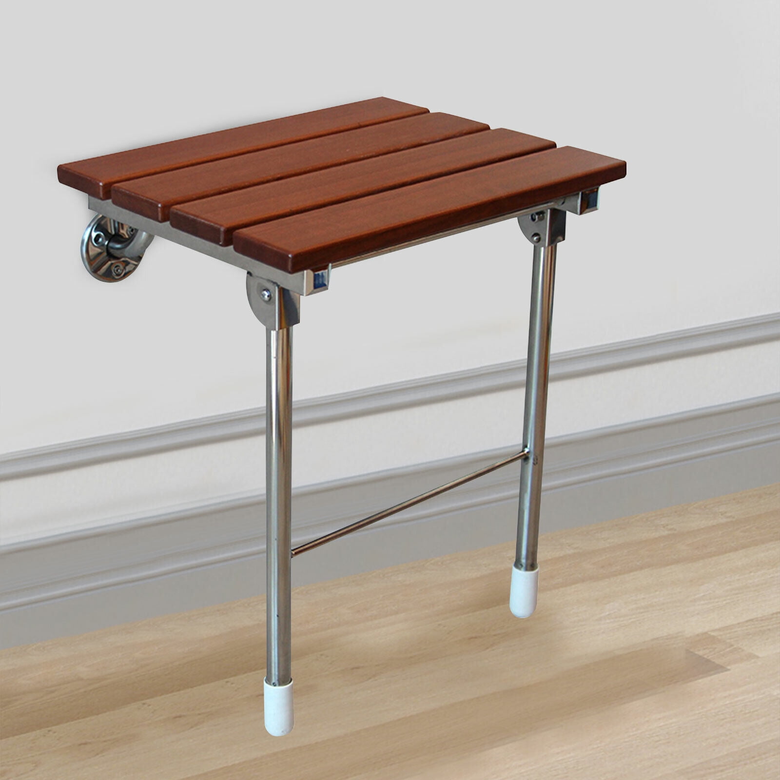 Miumaeov Foldable Shower Seat Wall Mounted Bathroom Chair Shower Bench ...