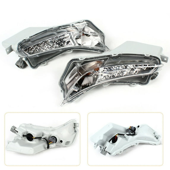 Miumaeov For 2015 2016 2017 Toyota Camry XSE XLE LH+RH LED DRL Fog Lamp Daytime Running Light 2pcs